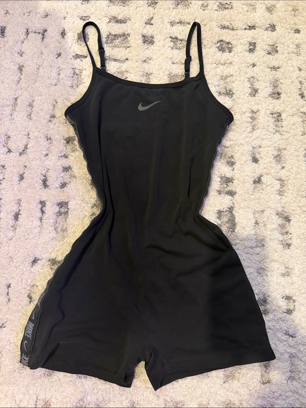 Nike Black Spaghetti-Strap Romper